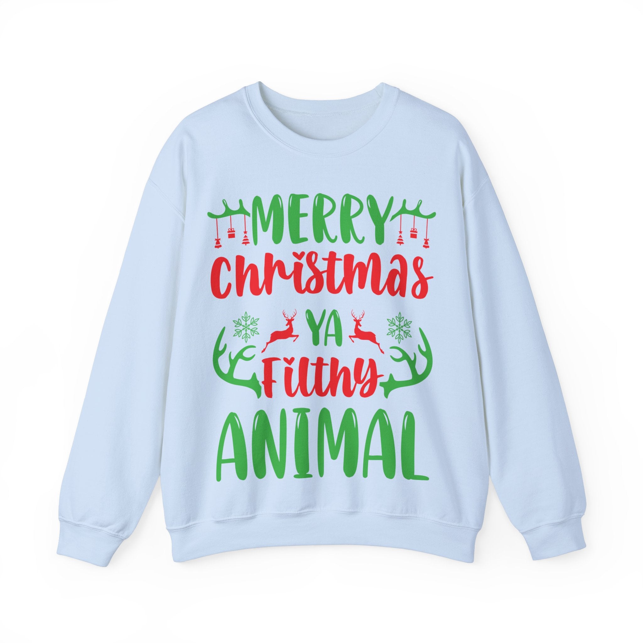 Merry Christmas Ya Filthy Animal - Unisex Heavy Sweatshirt