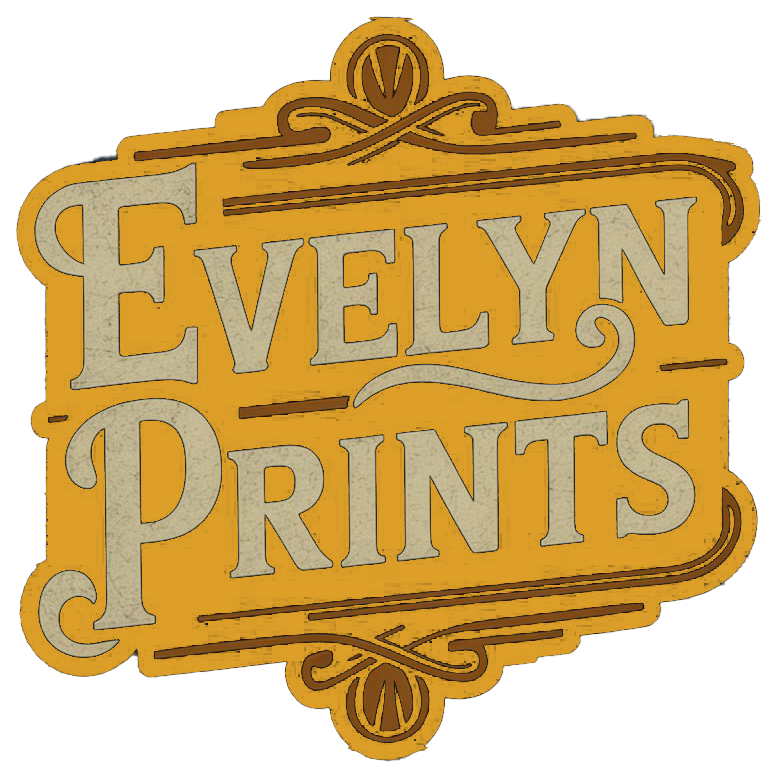 Evelyn Prints Online Clothing Store Logo